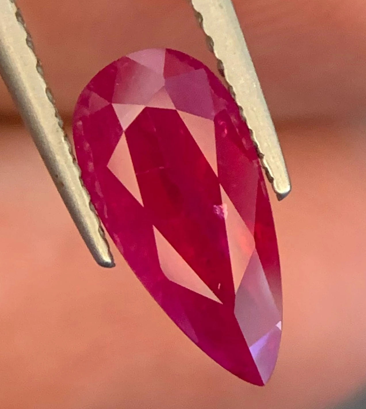 afghan ruby in reddish afghanistan