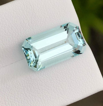 9.05 Carats Sky Blue Aquamarine Gemstone from Afghanistan