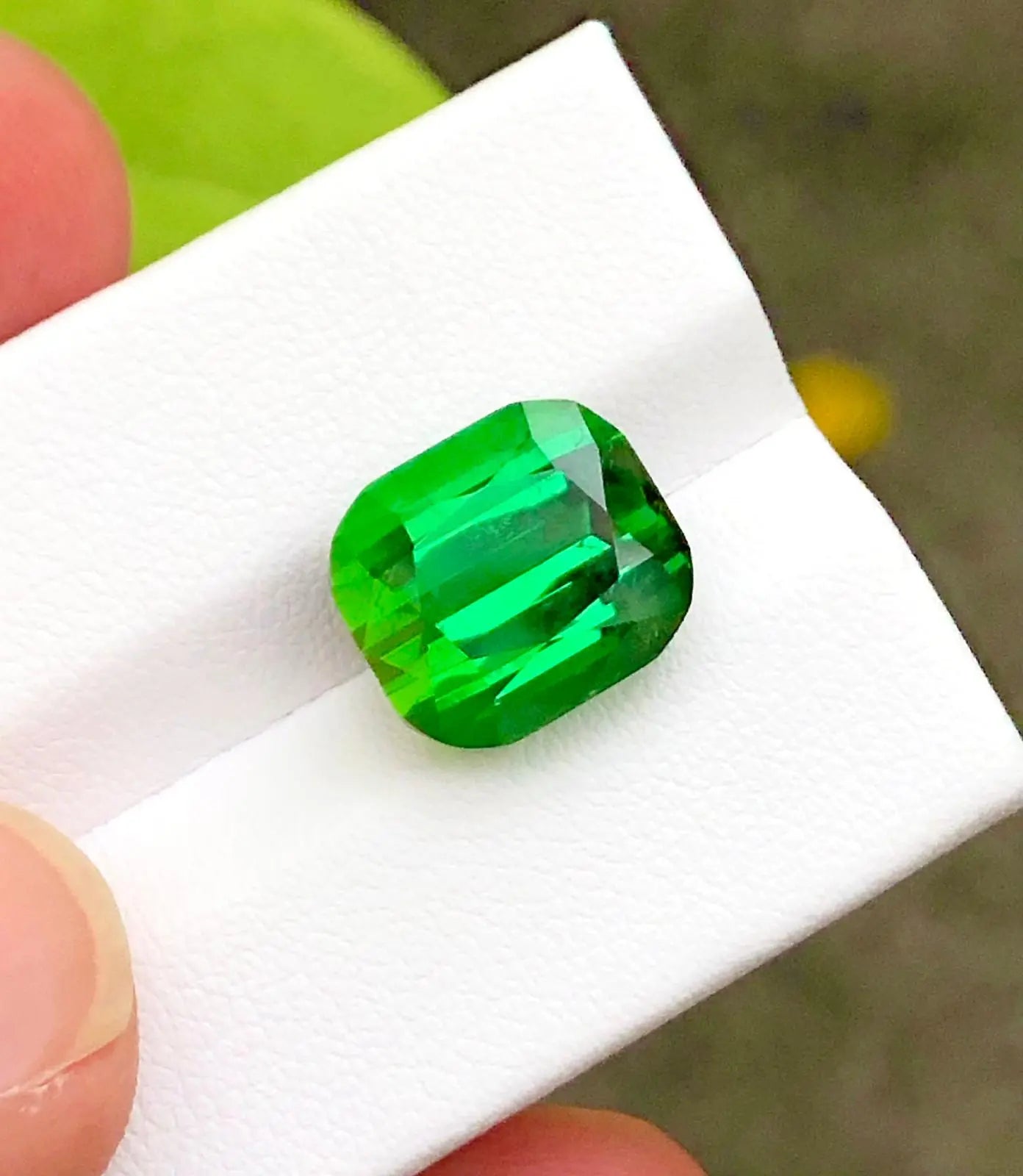 Natural 10.60 Ct Leaf Green Afghan Tourmaline Stunning Elegance