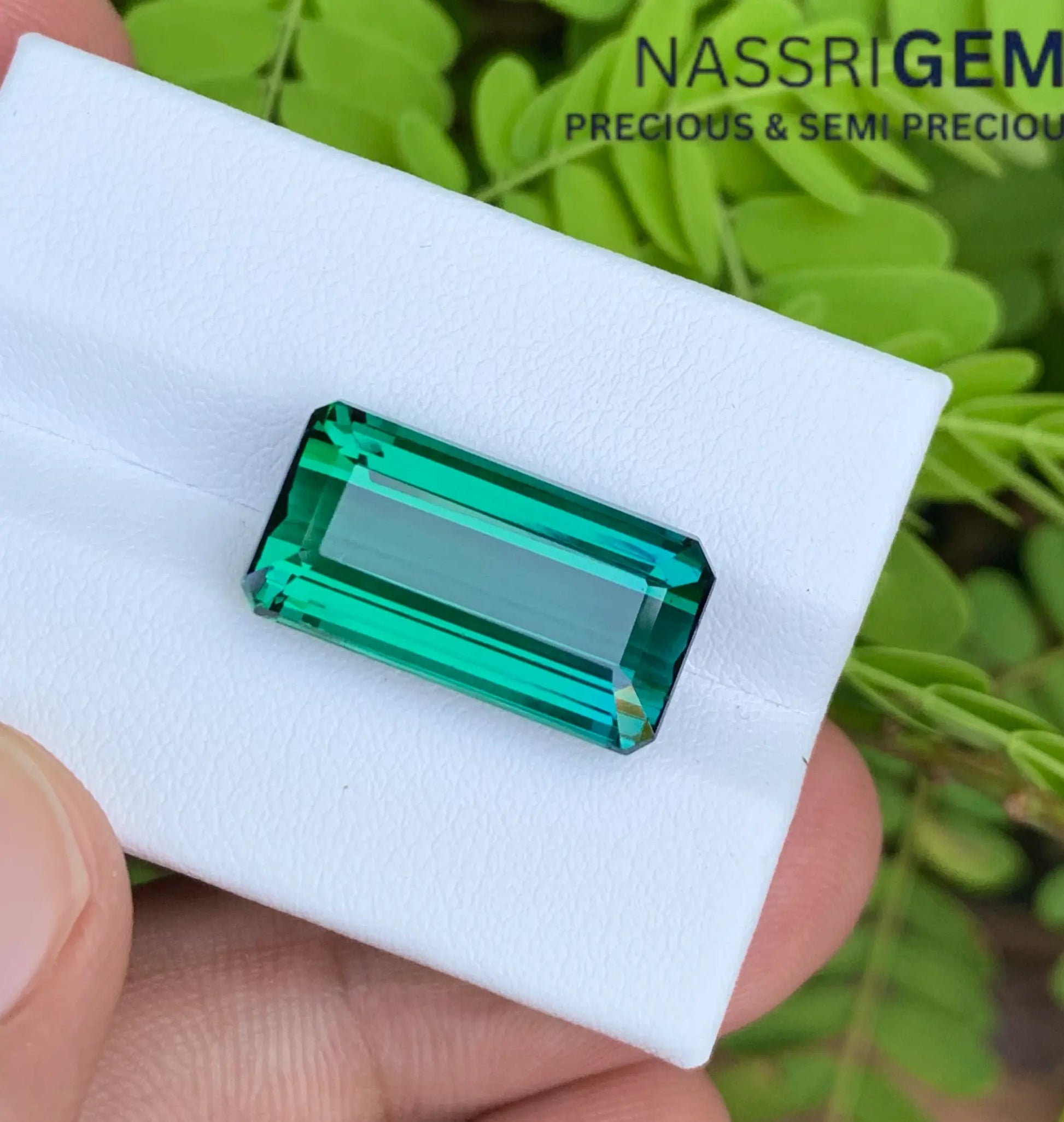 green tourmaline ring