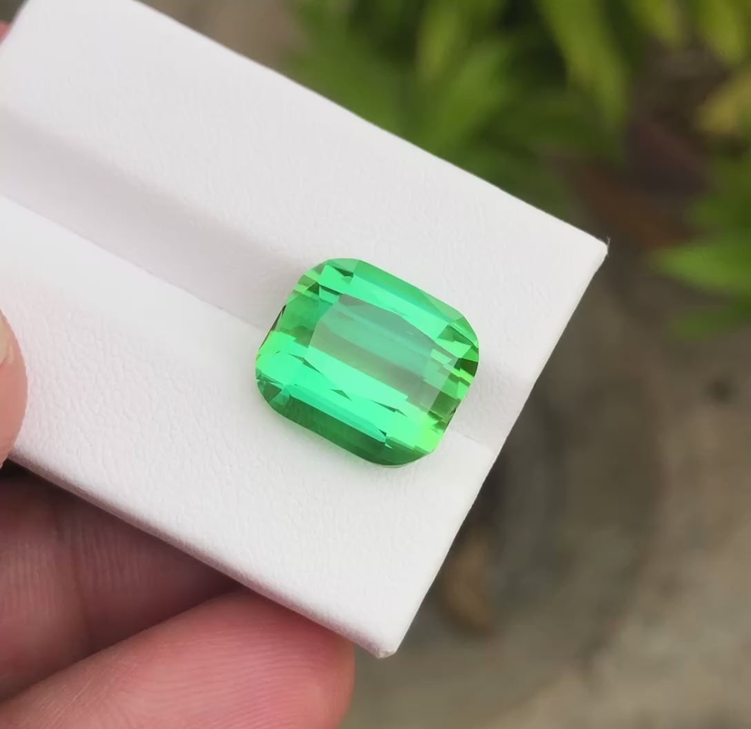 mint green tourmaline gemstone from afghanistan for sale

